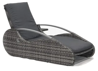 Produktbild von Lounger EVA Stahl Schilfgrau Kunststoff | Gartenmöbel Set Garten Loungegruppe