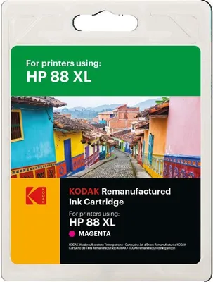 Produktbild von Kodak Supplies 185H008803 Tinte Magenta passend für HP OJPROK5400 kompatibel zu C9392AE 88XL 2600 Seiten 27 ml