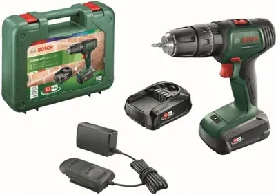 Immagine prodotto di Bosch Cordless Impact Drill - UniversalImpact 18 (Supplied with 2 x 18V-1.5Ah batteries + charger + carrying case)