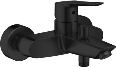 Immagine prodotto di Rubinetteria per vasca da bagno, GROHE Start, miscelatore monocomando, nero opaco, montaggio a parete, deviatore automatico