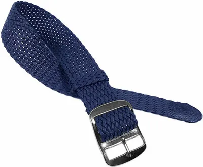 Produktbild von Minott Ersatzband Uhrenarmband Perlon / Textil Durchzugsband Blau 23271S, Stegbreite:20mm