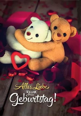 Produktbild von Depesche 3D Foto Klappkarte 018 Alles Liebe zum Geburtstag!