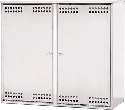 Produktbild von GOK 4-Flaschenschrank f. 11-kg-Flaschen 735 x 1670 x 400 ohne Rückwand