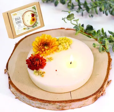 Image de DIY - Créer sa bougie florale en cire de soja
