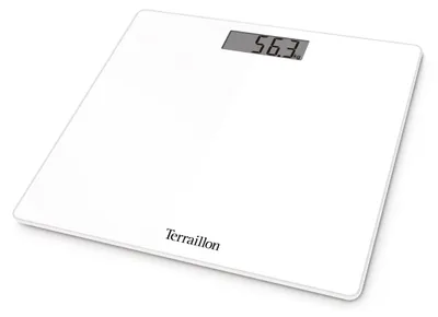 Produktbild von Terraillon Tsquare, Elektronische Personenwaage, 180 kg, 100 g, Weiß, kg, lb, ST, Quadratisch