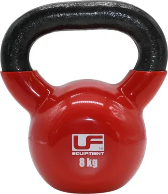 Obrázek produktu pro Urban Fitness Kettlebell litina červená - 8kg fitness závaží