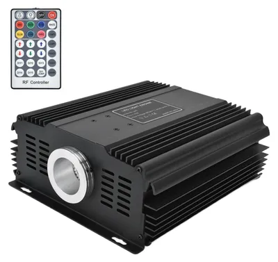 Obrázek produktu pro Sada optického osvětlení LED RGB+W o výkonu 45 W s 28tlačítkovým dálkovým ovladačem pro domácí bar, KTV, hotel nebo klub