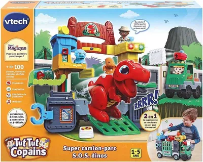 Image de VTECH Tut Tut Buddies - Super Camion-Parc Sos Dinos