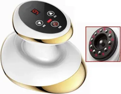Productafbeelding van Elektrische massageapparaat met infrarood- en lichttherapie, wit
