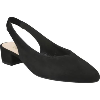 Produktbild von Gabor Peeptoes & Slingpumps 520.17, Rauleder, Schwarz, Damen