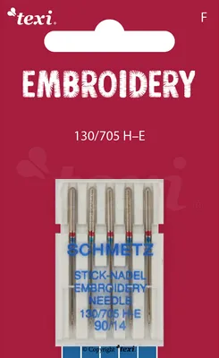 Obrázok produktu pre Vyšívacie ihly TEXI EMBROIDERY 130/705 HE 5x90