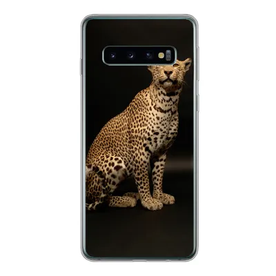 Produktbild von MuchoWow® Handyhülle Schutzhülle Hülle für Samsung Galaxy S10 Leopard - Tiere - Fleck Silikon Softcase Handy Hülle - Handytasche