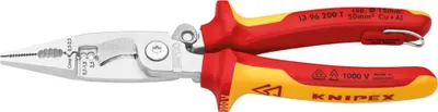 Produktbild von Knipex 13 96 200 T, 1,5 cm, Stahl, Kunststoff, Rot, Gelb, 1000 V, 65 mm