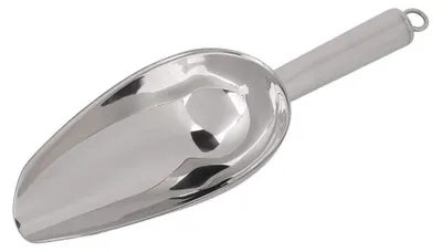 Edelstahl-Mehlschaufel, 18 oz, für Eis, Kaffee & Lebensmittel