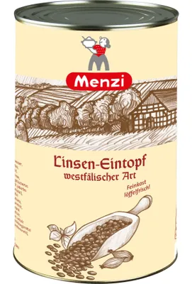 Image de Potée de lentilles à la westphalienne Menzi Feinkost frais à la cuillère 4200g