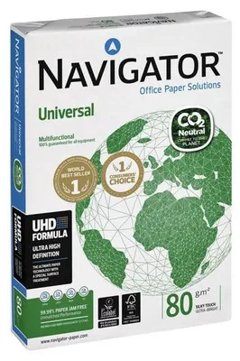 Obrázok produktu pre Navigator - Navigator Universal C02 A4 80GR White | Balenie 500 listov | 5 kusov