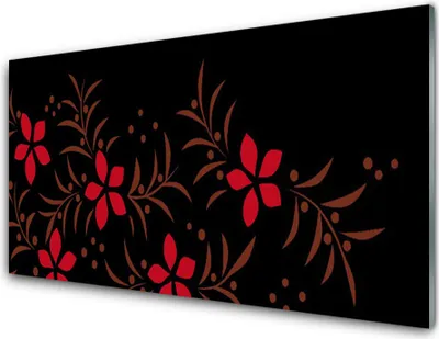Produktbild von Acrylglasbilder 100x50 Wandbild Druck Blumen Kunst
