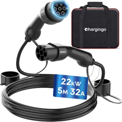 Produktbild von Typ 2 Ladekabel - EV-Ladekabel - Kabel für Elektroautos - Schnellladekabel - Ladekabel für Plug-in-Hybridfahrzeuge