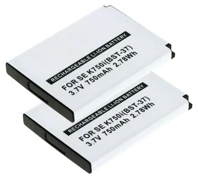 Produktbild von subtel 2x Akku kompatibel mit Sony Ericsson D750i, J100i, J110i