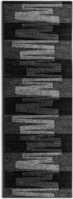 Produktbild von Teppich-Läufer auf Maß gekettelt Via Veneto schwarz 80x200 cm