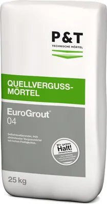 Produktbild von EuroGrout 04 Quellvergußmörtel 25kg 0-4mm