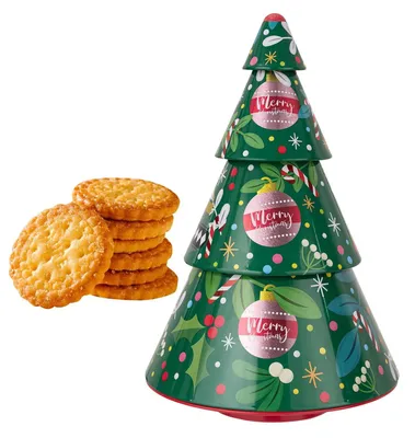 Immagine prodotto di Scatola regalo natalizia decorativa a forma di albero