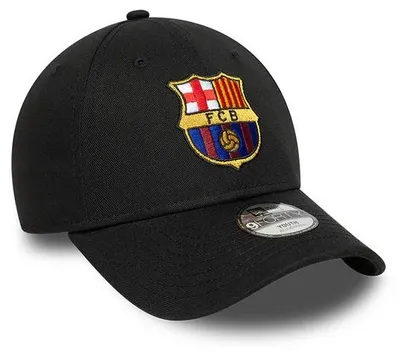 Image de Casquette New Era 9Forty pour enfant - FC Barcelone, noire - Enfant