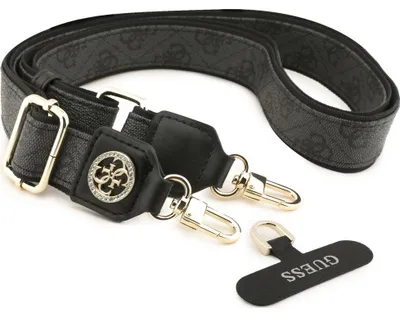 Produktbild von GUESS Universalgurt GUUCNP4DGMK (4G PolyurethanStrap Tether Patch Strass Metall Logo) schwarz