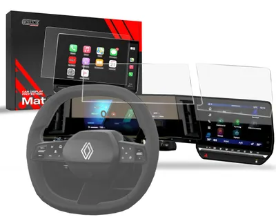 Produktbild von Matte Autodisplayfolie 2in1 für Renault Austral 9" (2022-2025), Grizz Protector