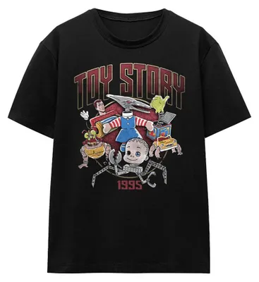 Immagine prodotto di Maglietta da donna "Sid's Toys Rock" ispirata a Toy Story, taglia S, colore nero (codice prodotto: TV36342)