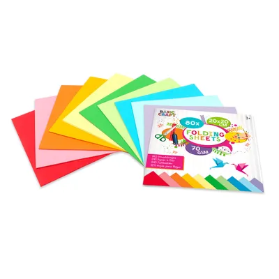 Zdjęcie produktu dla Zestaw kolorowych papierów 20x20 cm