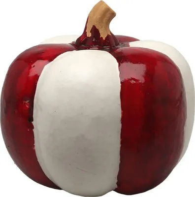 Image de Décoration Halloween 15 x 15 cm Blanc Rouge