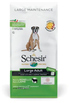 Productafbeelding van Schesir Hondenvoer Large, Lam, voor volwassen honden, 12 kg