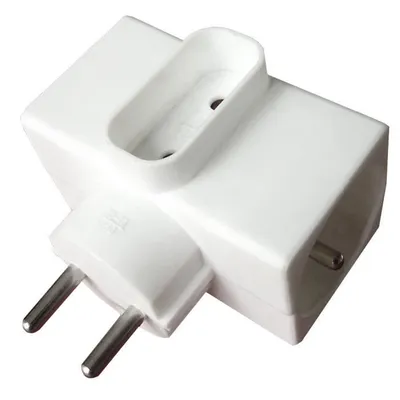 Immagine prodotto di Presa multipla laterale bianca compatta 2x16 A + 1x6 A - Hbf