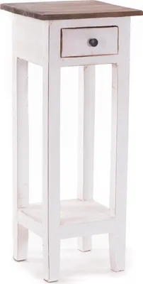 Produktbild von TELEFONTISCH "NAPOLEON" | 75x30x30 cm, Mahagoni | Beistelltisch | Farbe: 06 weiß-landhaus