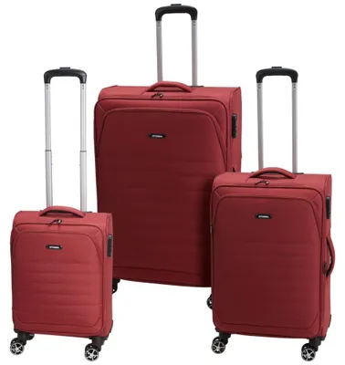 Produktbild von Reisekofferset 3tlg. burgunderrot