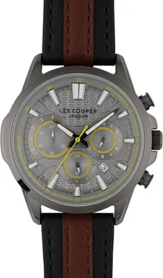 Produktbild von Herrenuhr LEE COOPER LC07493.061 in Schwarz, perfekt als Geschenk.
