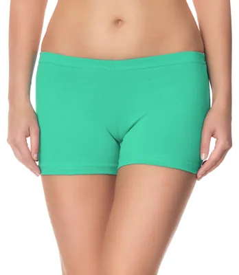Produktbild von Ladeheid Damen Shorts Radlerhose Unterhose Hotpants Kurze Hose Boxershorts LAMA05, Minze6, L-XL (Herstellergröße: 40-42)