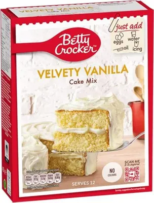 Produktbild von Betty Crocker Velvety Vanilla Cake Mix 425g