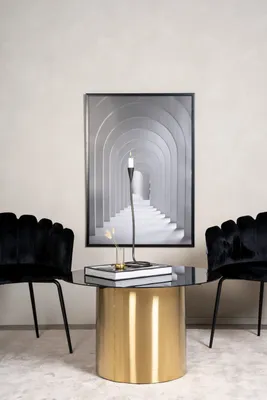 Produktbild von Venture Home Tisch Ystad Schwarz