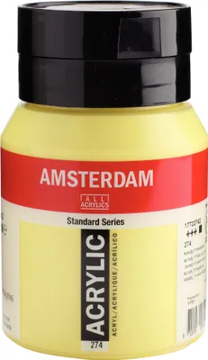 Produktbild von Amsterdam Standard Series Acrylfarbe Flasche 500 ml Nickeltitangelb 274