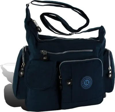 Immagine prodotto di Borsa Street nylon borsa donna blu 32x20x12 D2OTJ205B