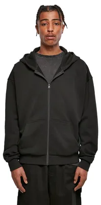 Produktbild von Build Your Brand - Kapuzenpullover für Herren, Durchgehender Reißverschluss, Ultraschwer TN1738 (XL) (Schwarz)