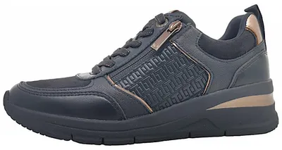 Productafbeelding van Tamaris Damenschuhe sportlicher Schnürer Schwarz Freizeit