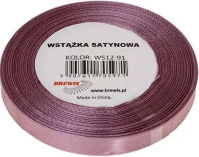 Image de Ruban de satin rose foncé12mm x 32m