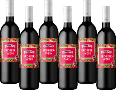 Produktbild von Gerstacker Erdbeerwein (6 x 0,745 l)