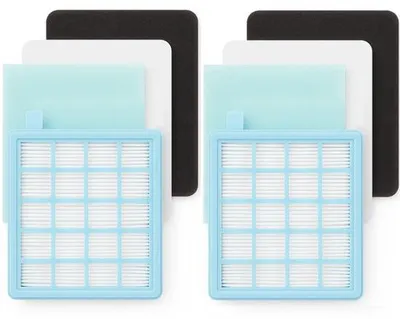 Productafbeelding van 2x Filter Set geschikt voor Philips PowerPro FC8058