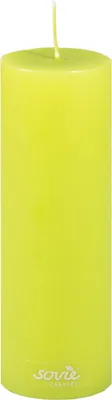 Produktbild von Sovie CANDLES Stumpenkerze in Kiwi Ø 50 mm x H 150 mm, Brenndauer ca. 42 St. - 12 Stück