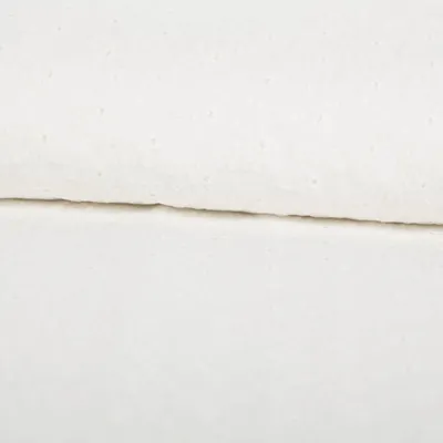 Produktbild von Bekleidungsstoff Meterware Blusenstoff Lochstickerei Rosen weiß