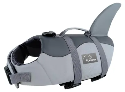 Immagine prodotto di Gilet galleggiante per cani, taglia XL - Giubbotto di sicurezza - Maniglia - Elementi riflettenti - Cinghie regolabili - Vestibilità confortevole - Giubbotto di salvataggio